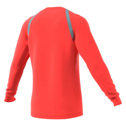 Solar Red - Back - Adidas Womens-Ladies 22 Long-Sleeved Referee Jersey