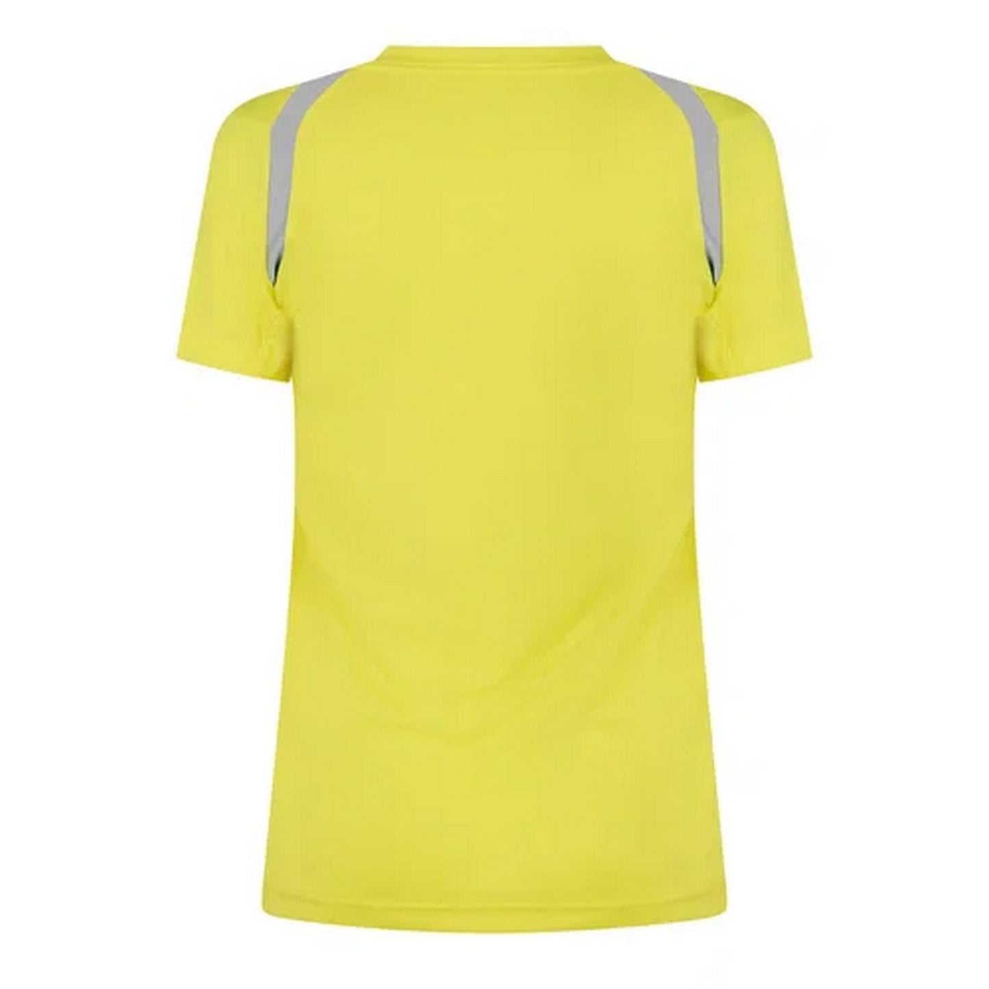 Bright Yellow - Back - Adidas Womens-Ladies 22 Short-Sleeved Referee Jersey