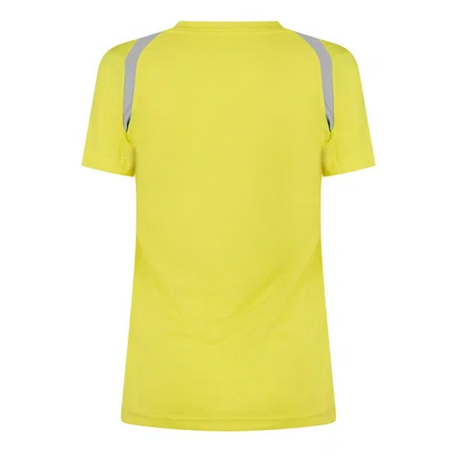 Bright Yellow - Back - Adidas Womens-Ladies 22 Short-Sleeved Referee Jersey