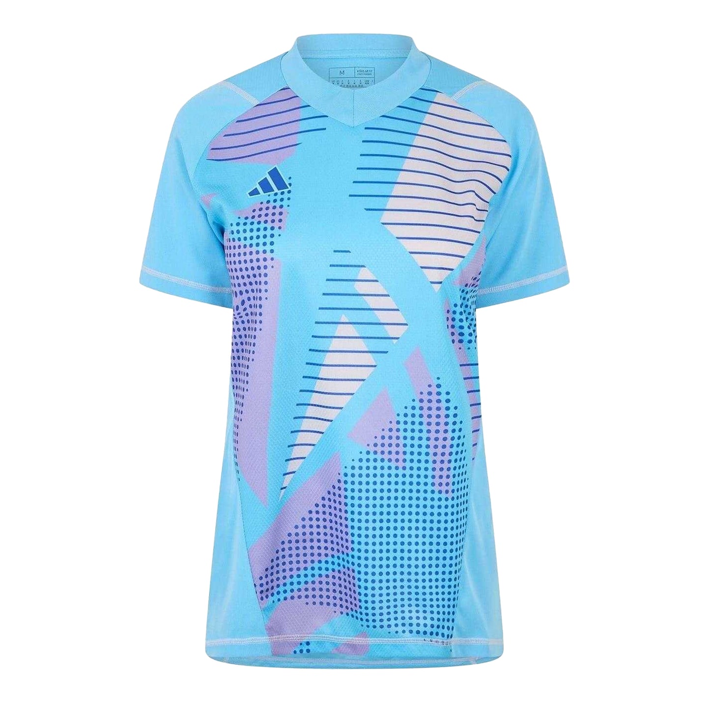 Blue Burst - Front - Adidas Womens-Ladies Tiro 24 T-Shirt