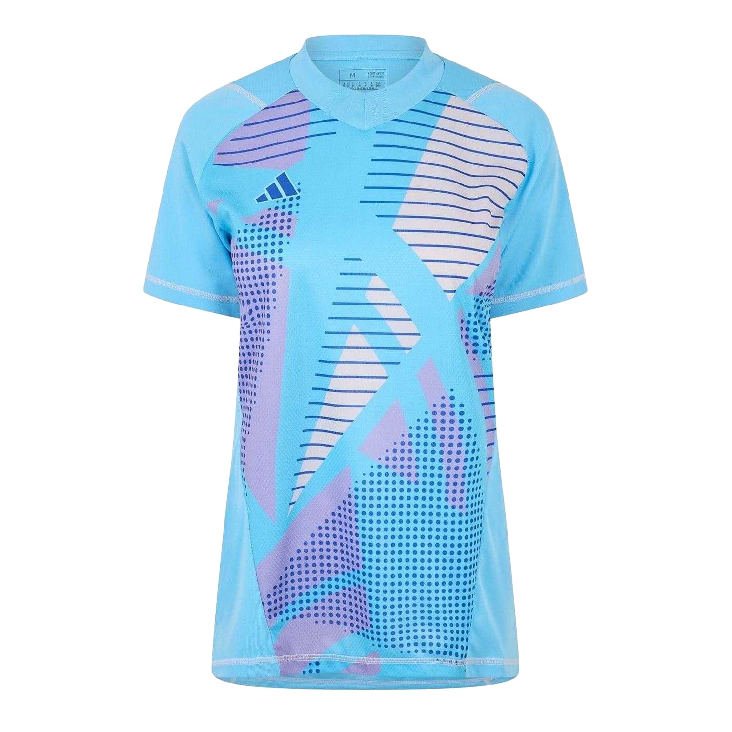 Blue Burst - Front - Adidas Womens-Ladies Tiro 24 T-Shirt