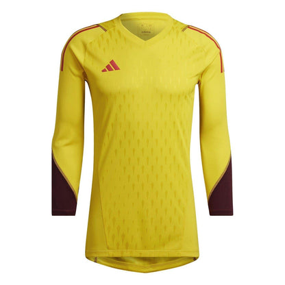Yellow - Front - Adidas Unisex Adult Tiro 23 Pro 3-4 Sleeve Goalkeeper Jersey