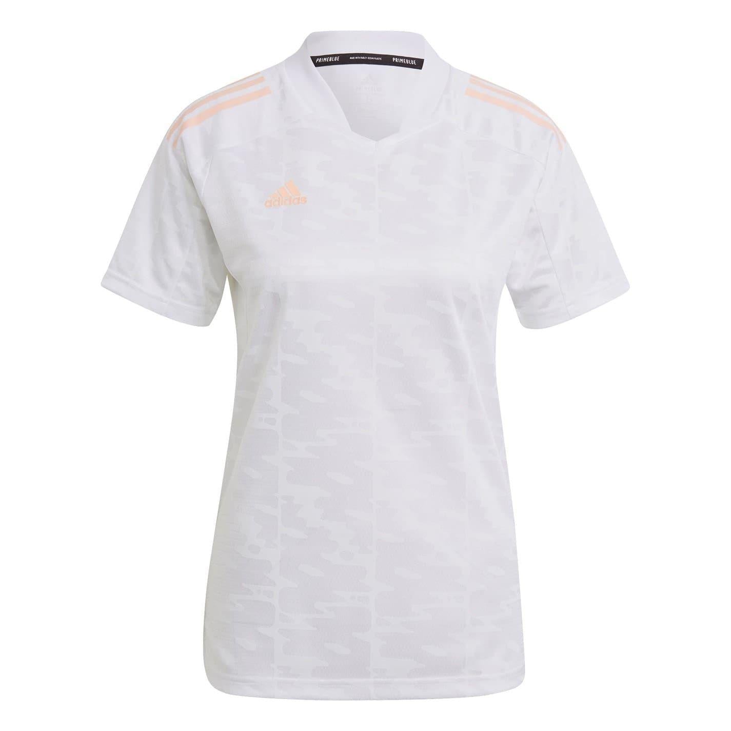 White - Front - Adidas Womens-Ladies Condivo 21 T-Shirt