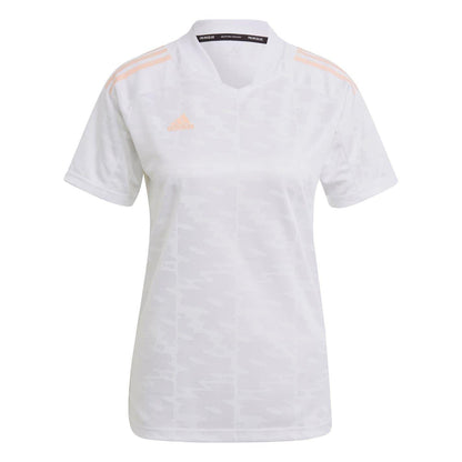 White - Front - Adidas Womens-Ladies Condivo 21 T-Shirt
