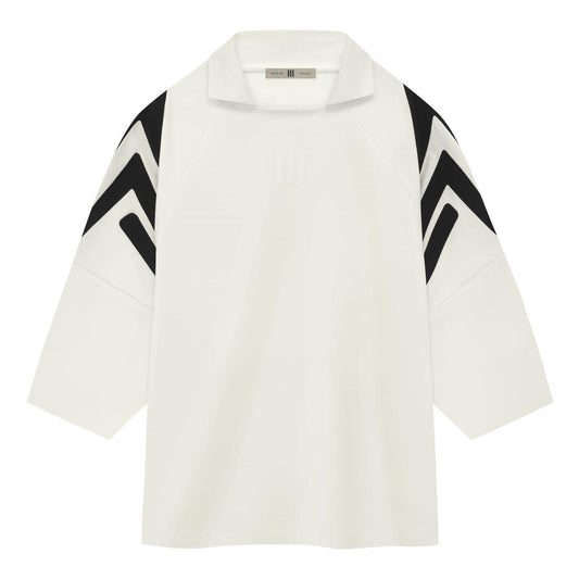 Cream - Front - Adidas Mens Fear of God Athletics 3-4 Sleeve Jersey