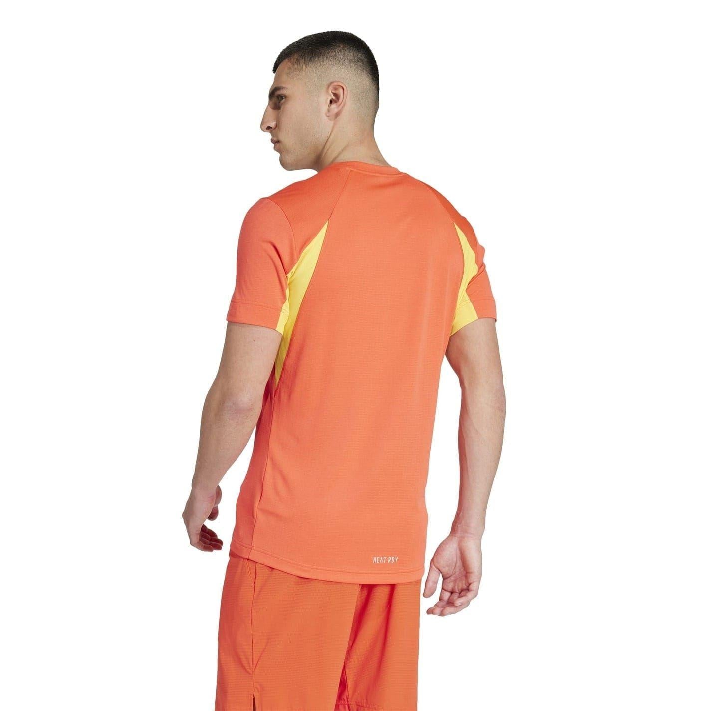 Bright Red - Back - Adidas Mens Freelift T-Shirt