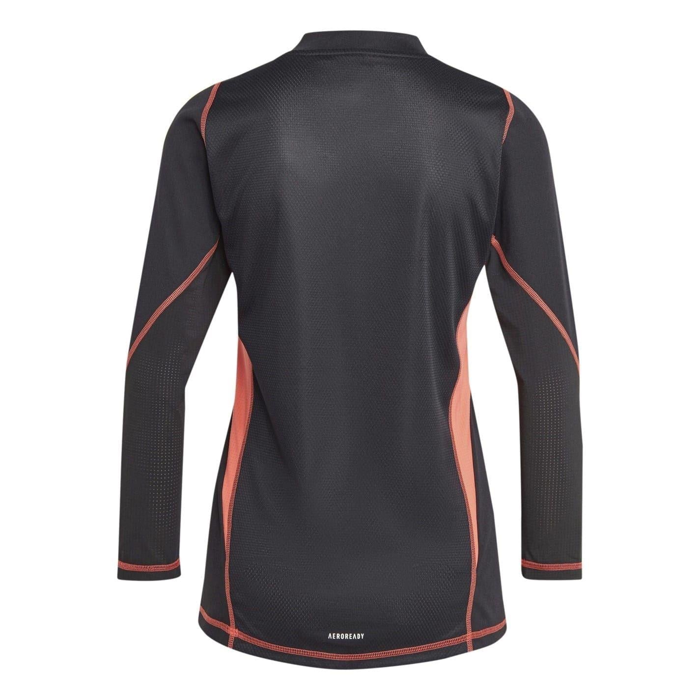 Black - Back - Adidas Womens-Ladies Tiro 24 Long-Sleeved Competition Goalkeeper Jersey
