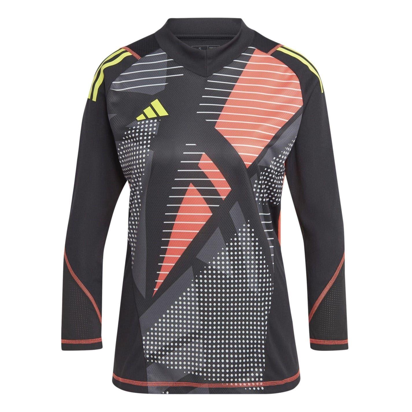 Black - Front - Adidas Womens-Ladies Tiro 24 Long-Sleeved Competition Goalkeeper Jersey