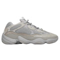 Grey - Front - Yeezy Unisex Adult 500 Leather Trainers