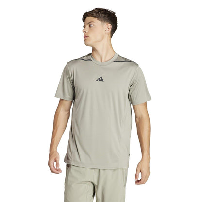 Pebble - Lifestyle - Adidas Mens Designed For Training T-Shirt