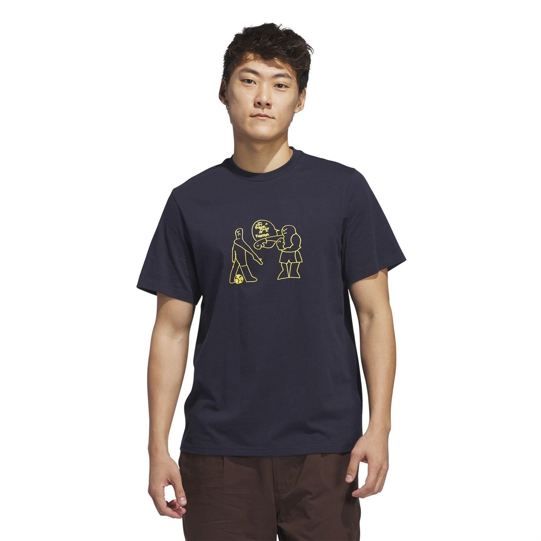Legend Ink - Side - Adidas Mens Shmoofoil Fighter T-Shirt