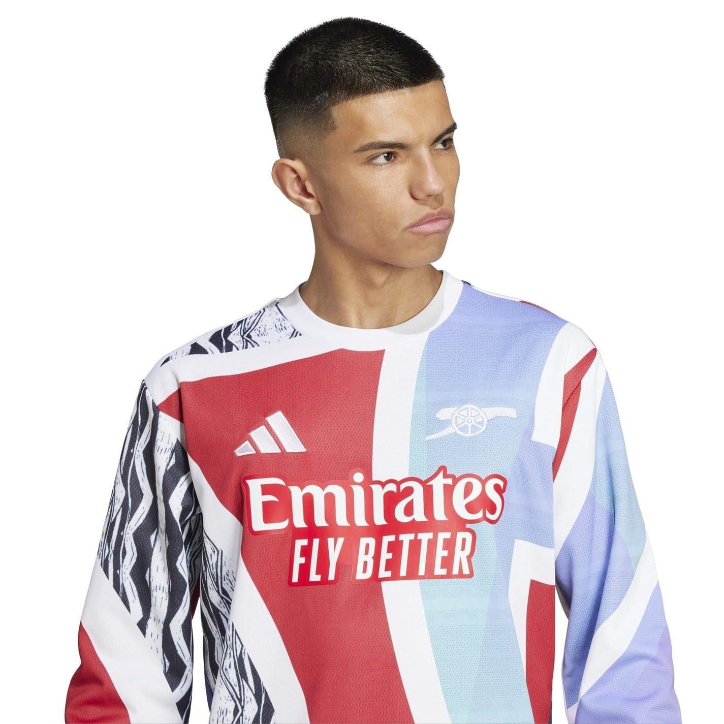 Better Scarlet - Lifestyle - Adidas Unisex Adult Pre-Match 24-25 Arsenal FC Top