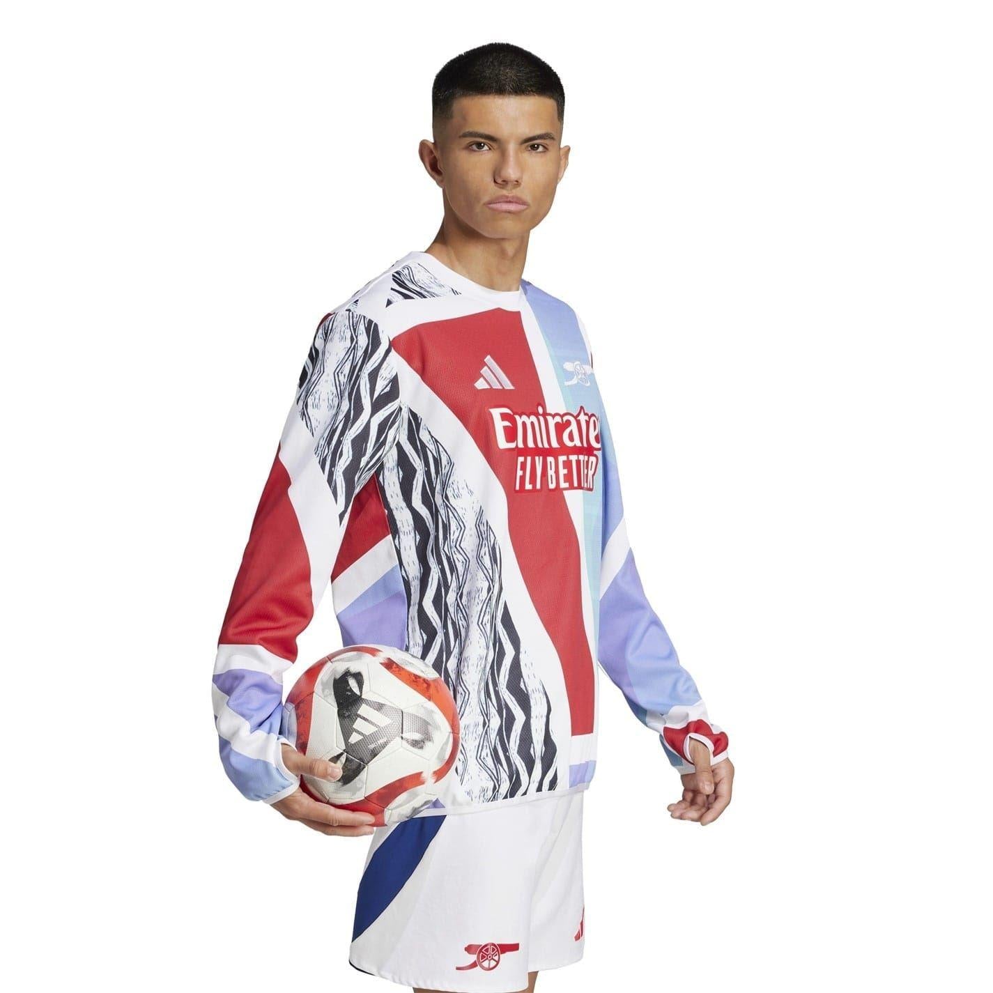 Better Scarlet - Pack Shot - Adidas Unisex Adult Pre-Match 24-25 Arsenal FC Top