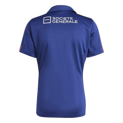 Dark Blue - Back - Adidas Mens France FFR Rugby Home Jersey