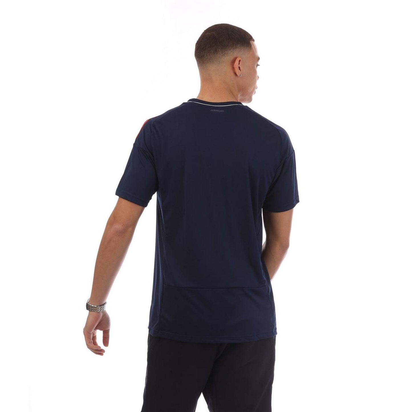 Team Navy Blue - Back - Adidas Mens France FFR Handball Shirt