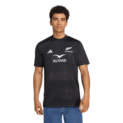 All Black - Side - Adidas Mens New Zealand All Blacks Jersey