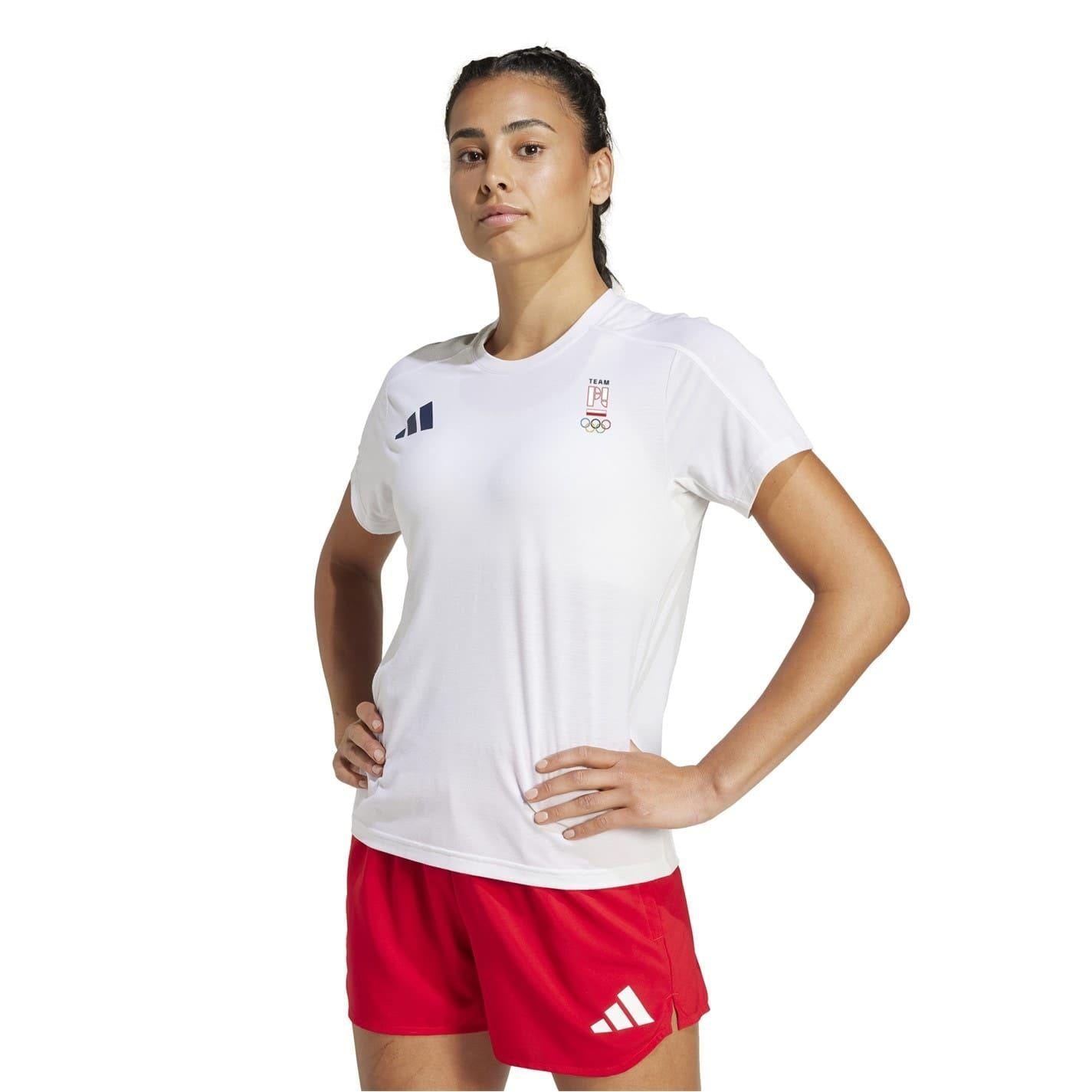 White - Lifestyle - Adidas Womens-Ladies Milano T-Shirt