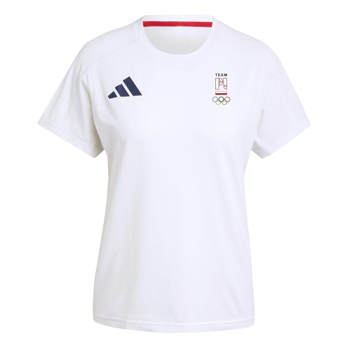 White - Front - Adidas Womens-Ladies Milano T-Shirt