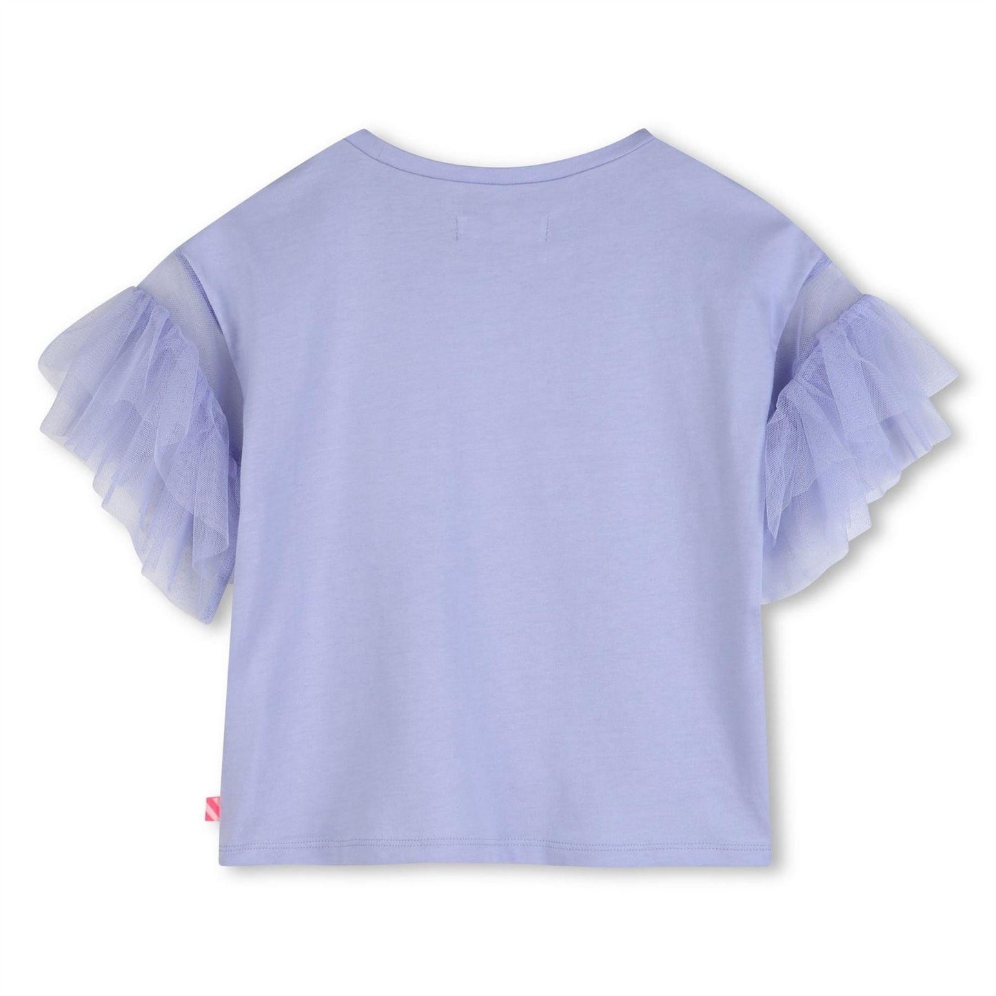 Blue - Back - Billieblush Girls Ruffle T-Shirt