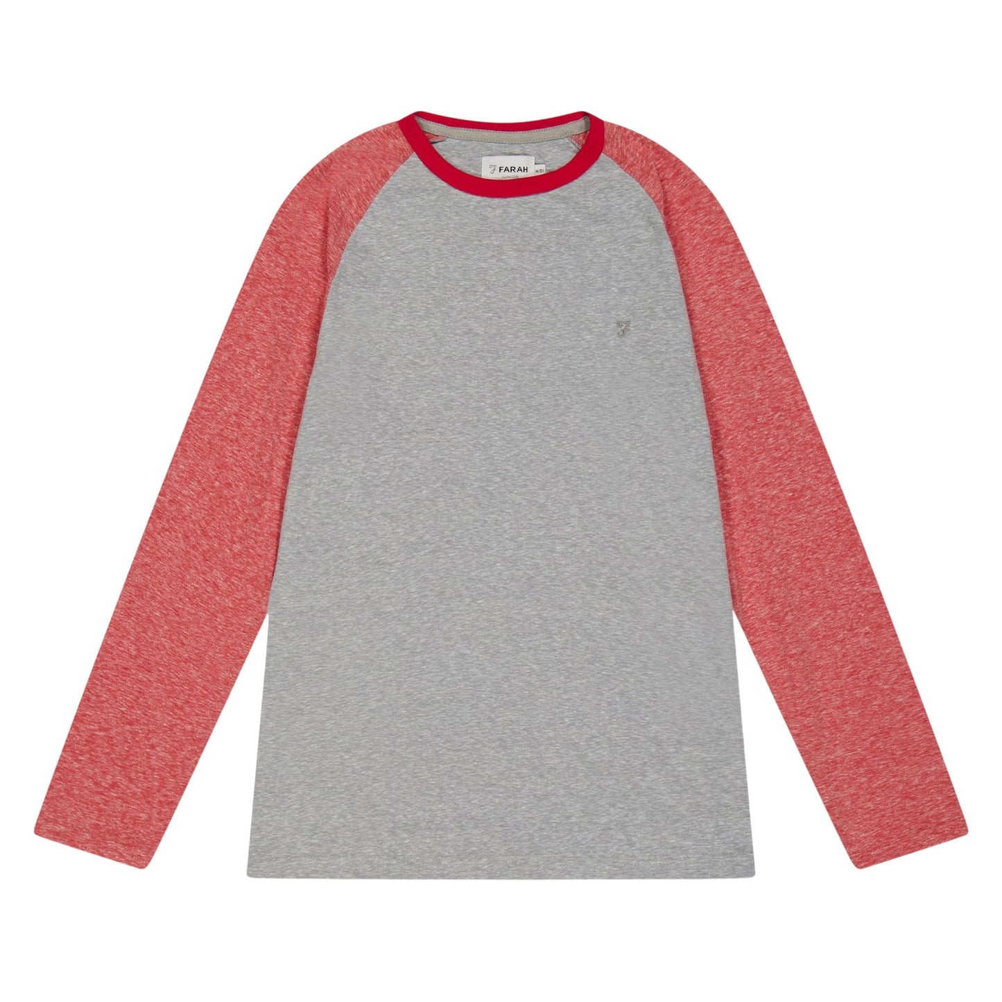 Orange - Front - Farah Childrens-Kids Raglan Baseball T-Shirt