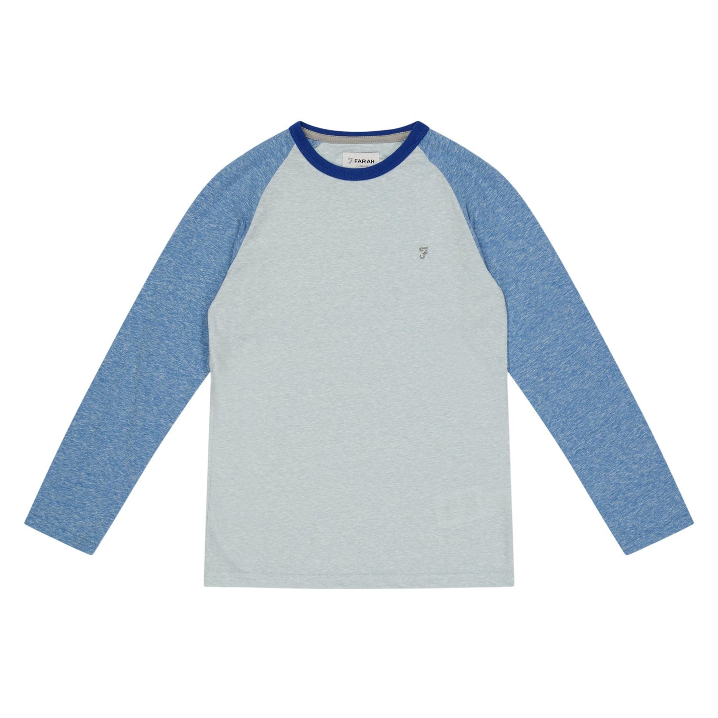 Blue - Front - Farah Childrens-Kids Raglan Baseball T-Shirt