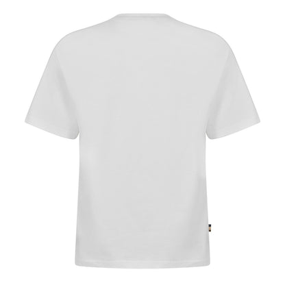 White - Back - Aquascutum Mens Logo T-Shirt