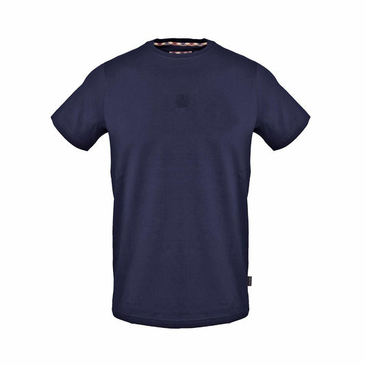 Navy - Front - Aquascutum Mens Logo T-Shirt