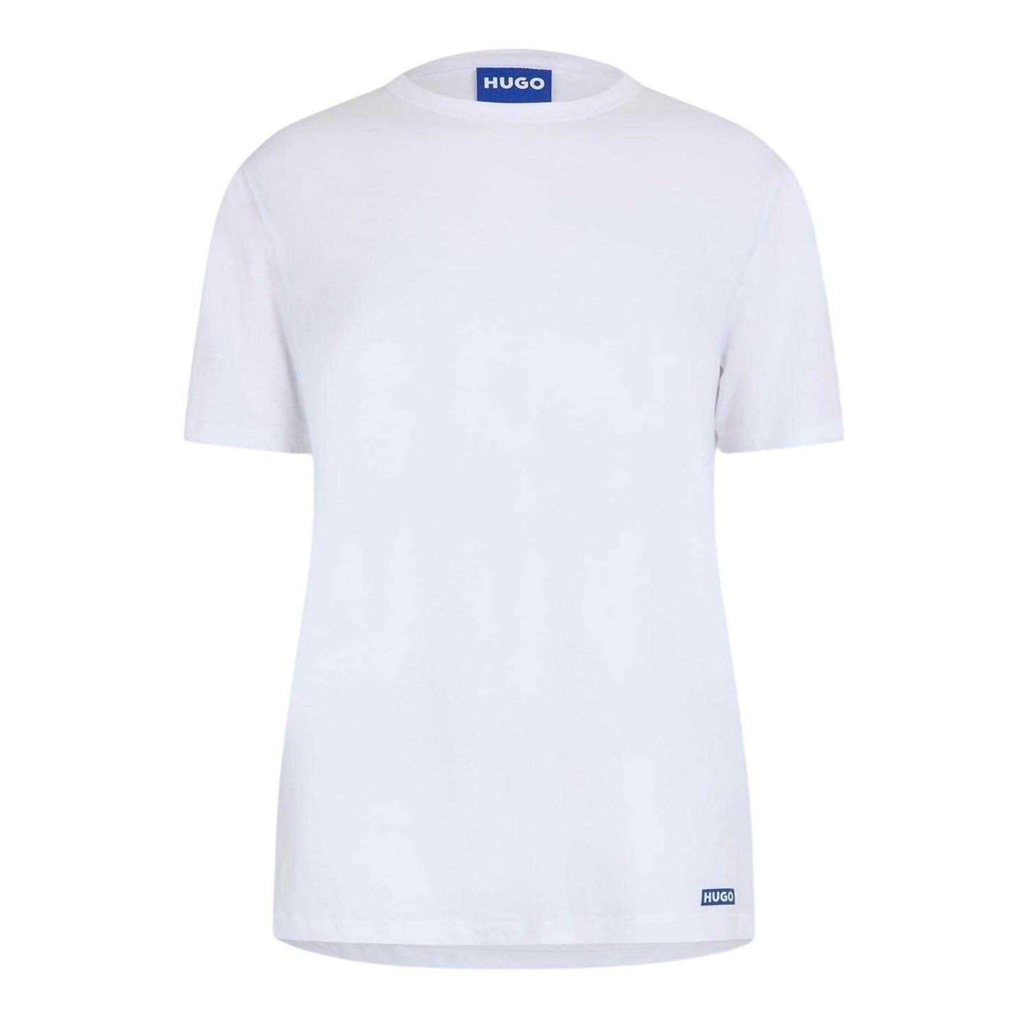 White - Front - Hugo Mens Naolo T-Shirt