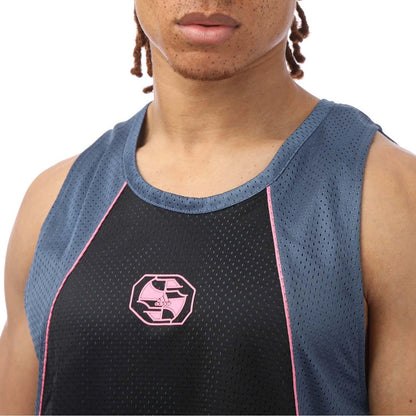 Black - Side - Adidas Mens Worldwide Hoops Creator 365 Tank Top