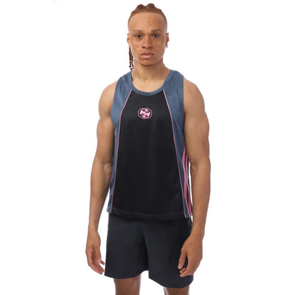 Black - Front - Adidas Mens Worldwide Hoops Creator 365 Tank Top