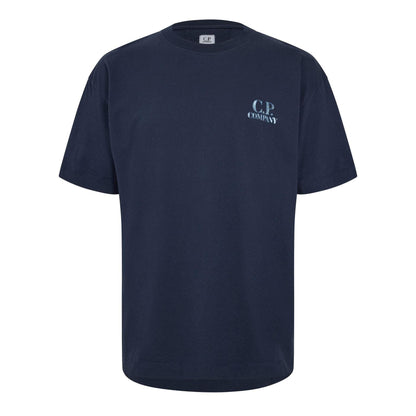 Blue - Front - C.P. Company Mens 30-1 Jersey T-Shirt
