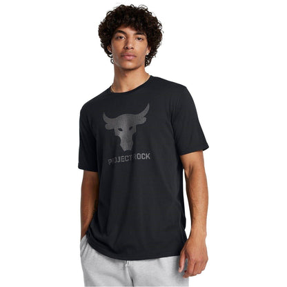 Black - Side - Under Armour Mens Project Rock Payoff Graphic T-Shirt