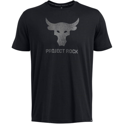 Black - Front - Under Armour Mens Project Rock Payoff Graphic T-Shirt