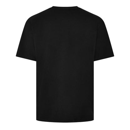 Black - Back - Hugo Mens Cotton Jersey T-Shirt