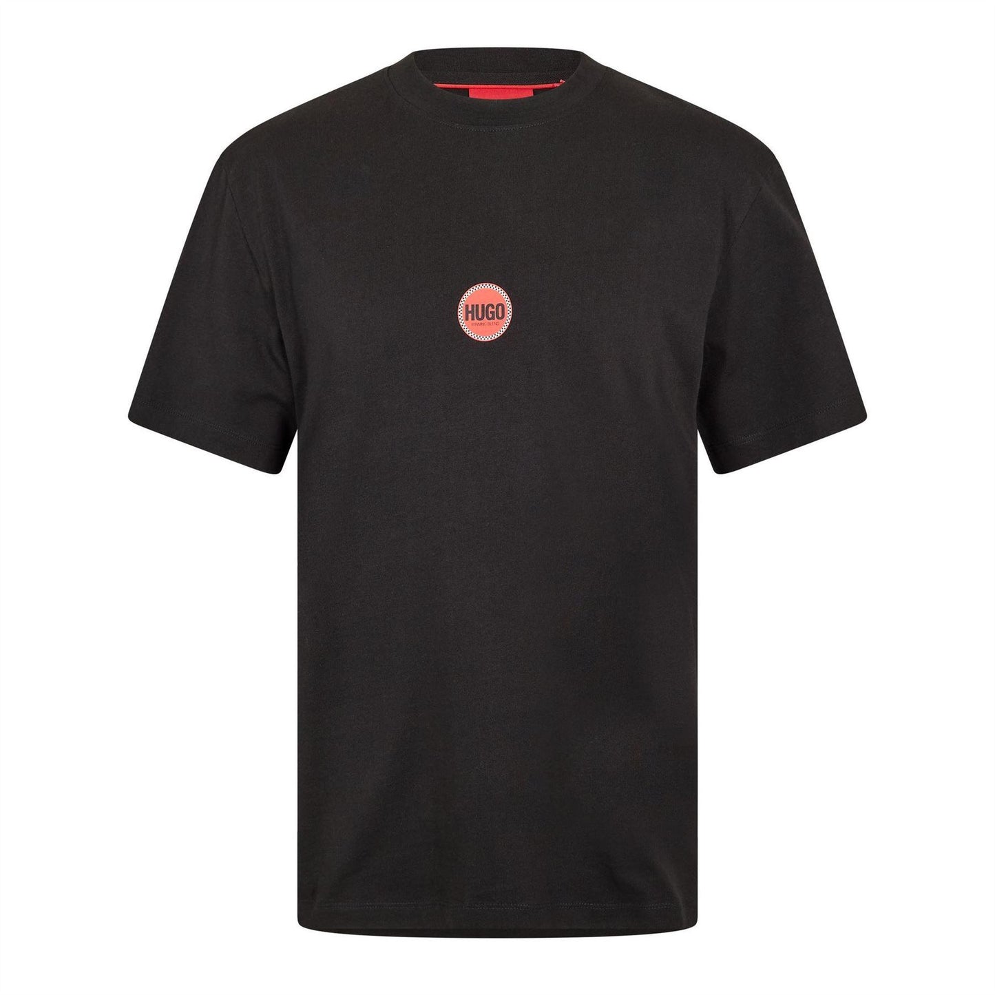 Black - Front - Hugo Mens Cotton Jersey T-Shirt