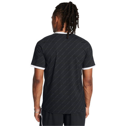 Black - Lifestyle - Under Armour Mens Project Rock Rugby T-Shirt