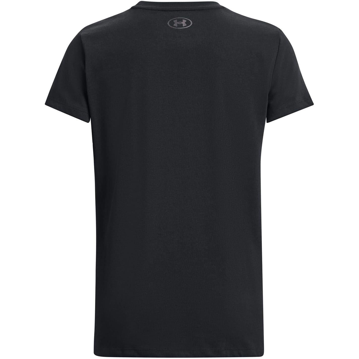 Black - Back - Under Armour Womens-Ladies Project Rock Heavyweight T-Shirt