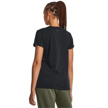 Black - Lifestyle - Under Armour Womens-Ladies Project Rock Heavyweight T-Shirt