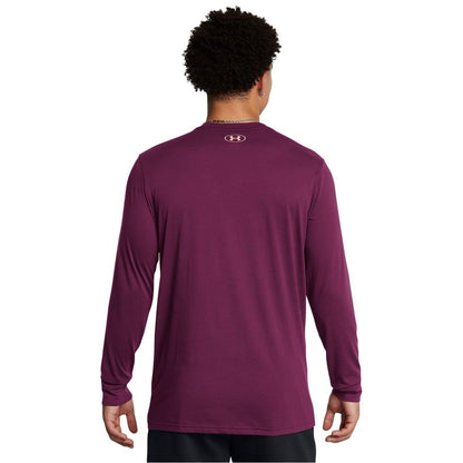 Purple - Lifestyle - Under Armour Mens Project Rock Brahma Bull Long-Sleeved T-Shirt