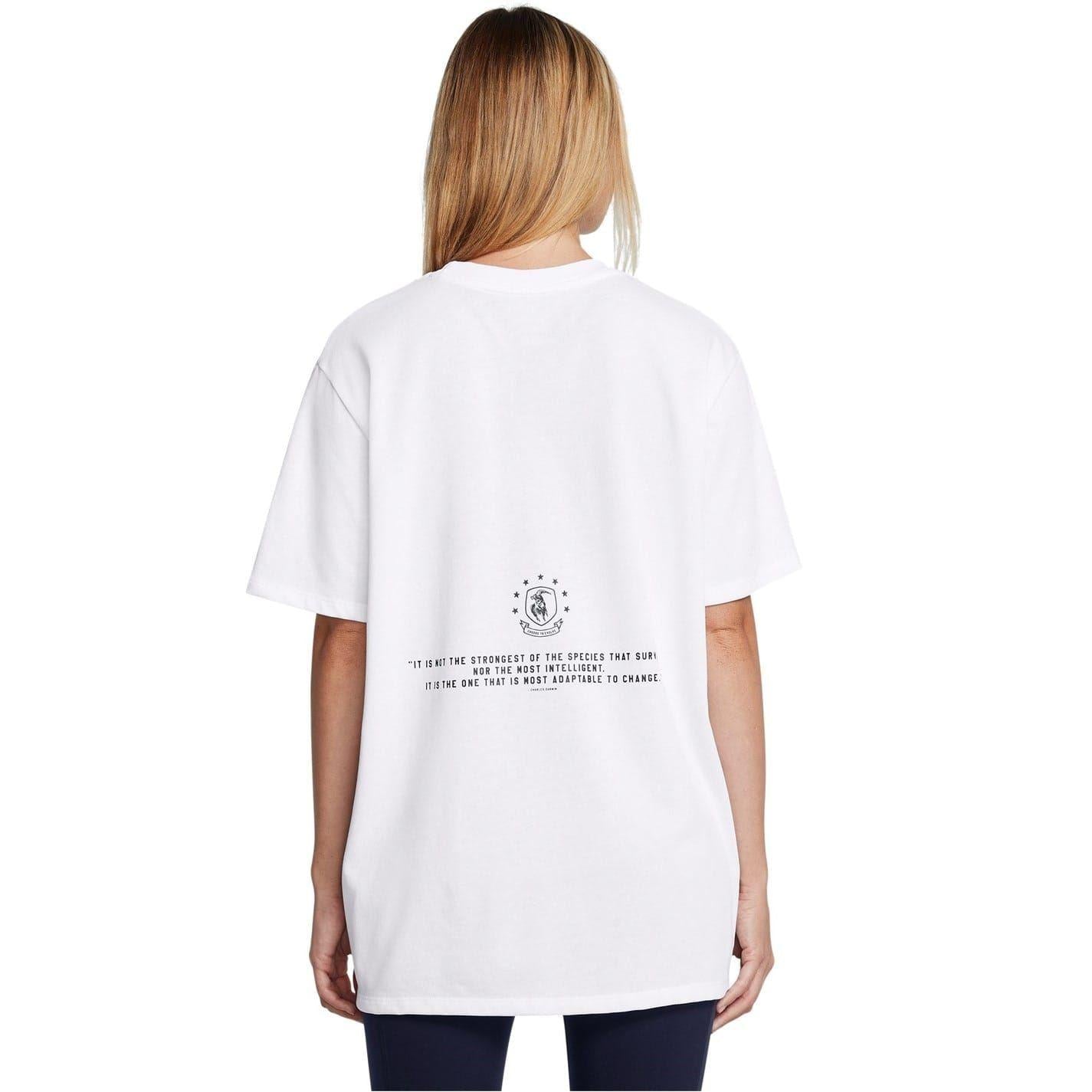 White - Lifestyle - Under Armour Womens-Ladies Project Rock T-Shirt