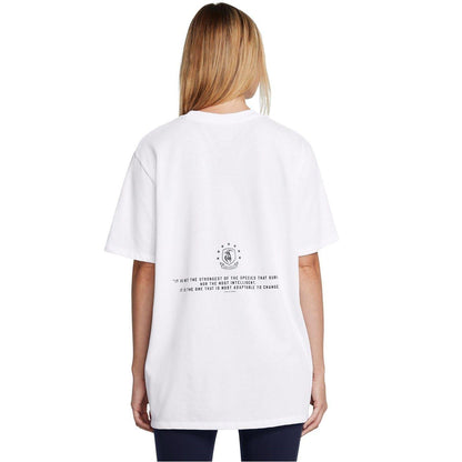 White - Lifestyle - Under Armour Womens-Ladies Project Rock T-Shirt