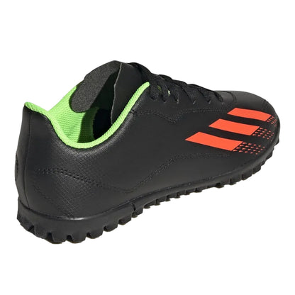 Black - Back - Adidas Childrens-Kids X Speedportal.4 Turf Football Boots