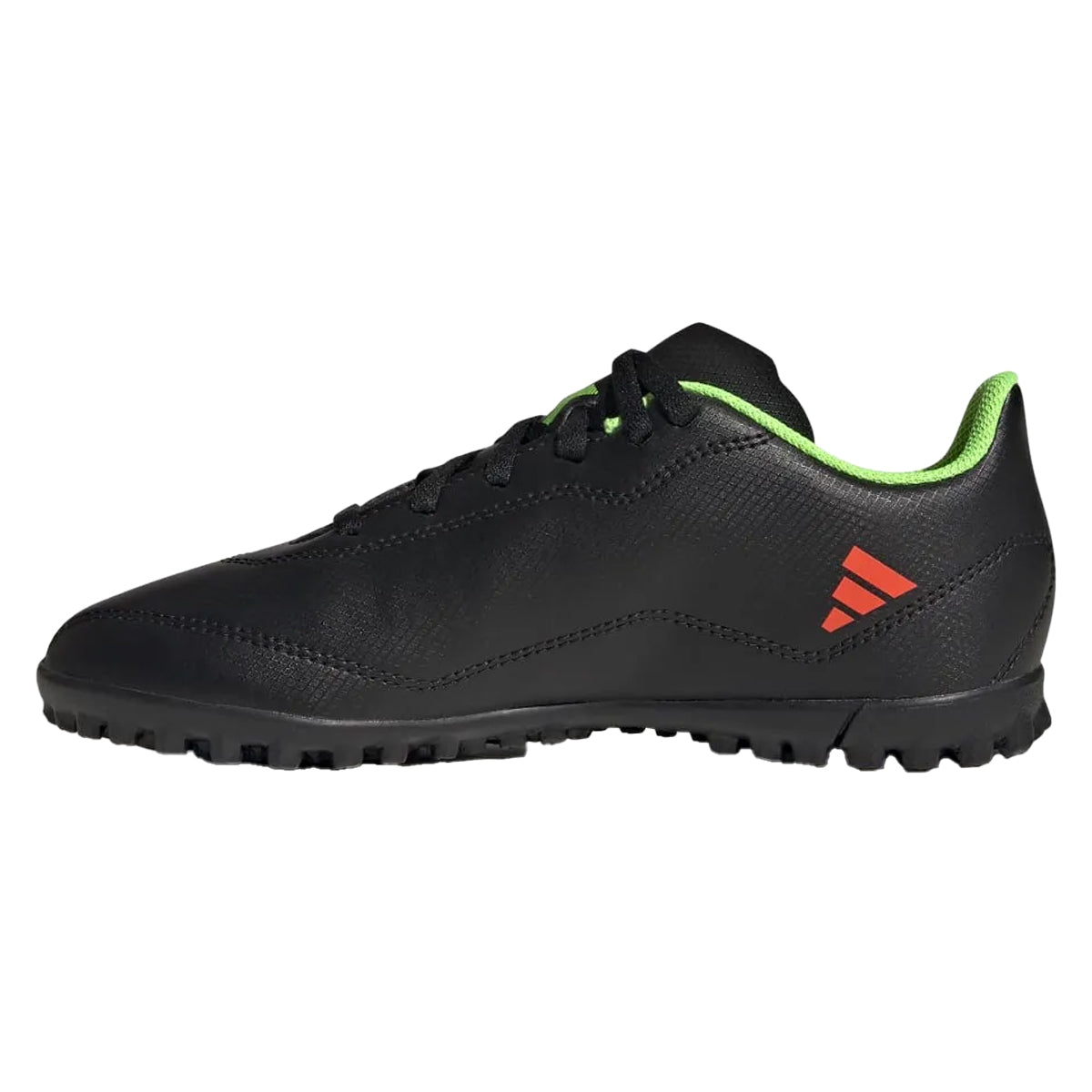 Black - Side - Adidas Childrens-Kids X Speedportal.4 Turf Football Boots