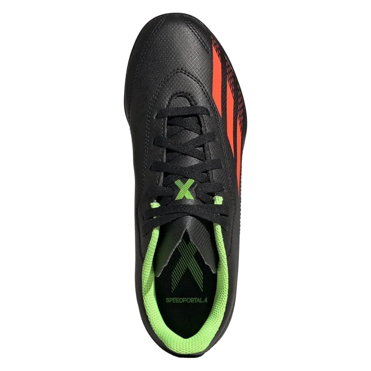 Black - Pack Shot - Adidas Childrens-Kids X Speedportal.4 Turf Football Boots