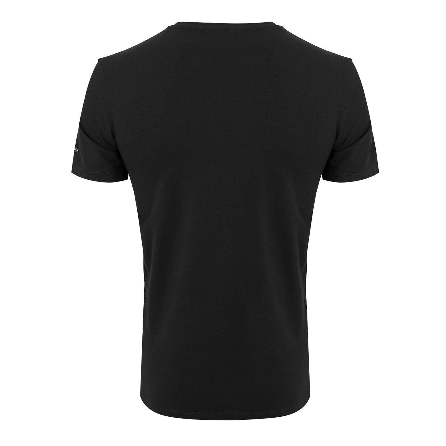 Black - Back - Boss Mens Sleeve Print Jersey Crew Neck T-Shirt