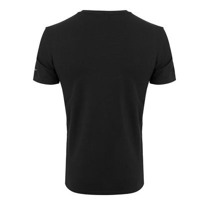 Black - Back - Boss Mens Sleeve Print Jersey Crew Neck T-Shirt