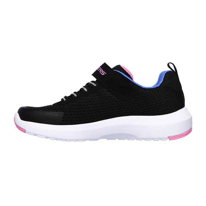 Black-Pink - Back - Skechers Childrens-Kids Dyna Tread Trainers