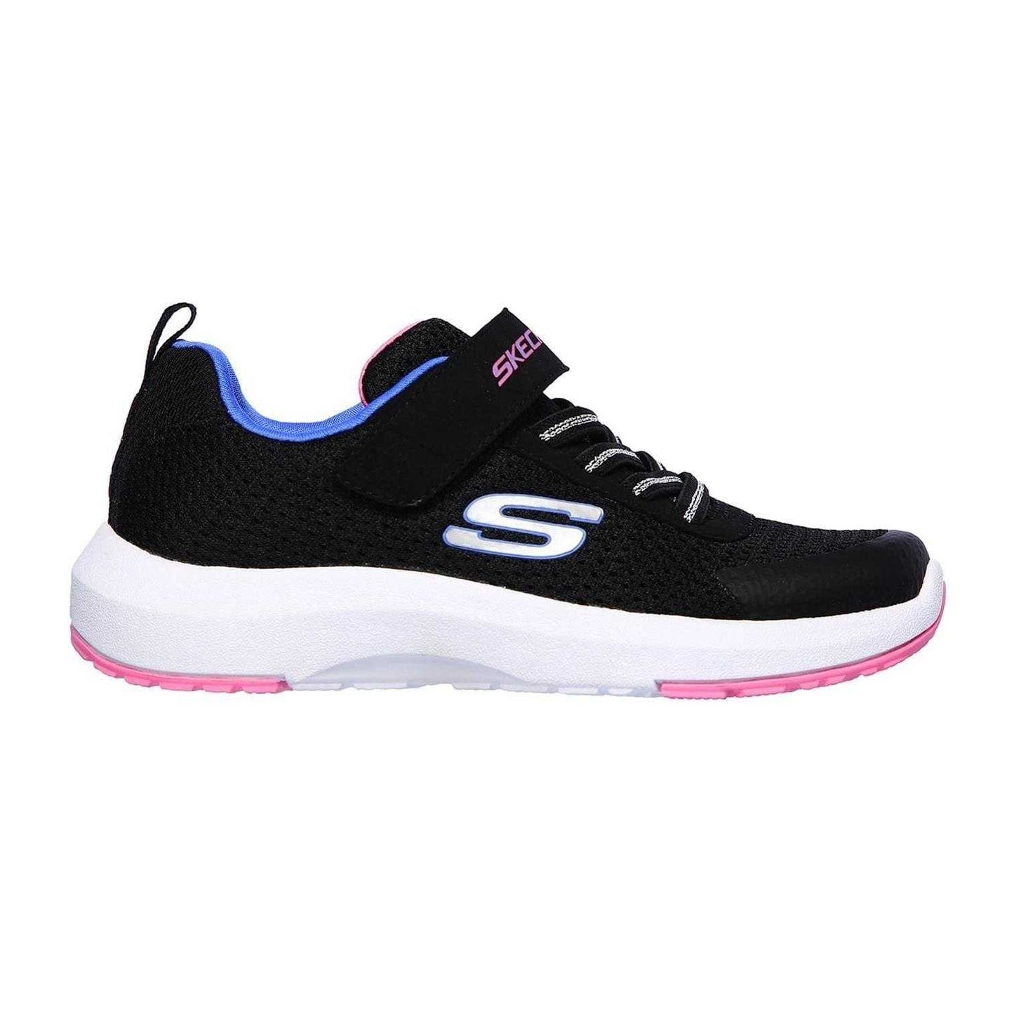 Black-Pink - Front - Skechers Childrens-Kids Dyna Tread Trainers