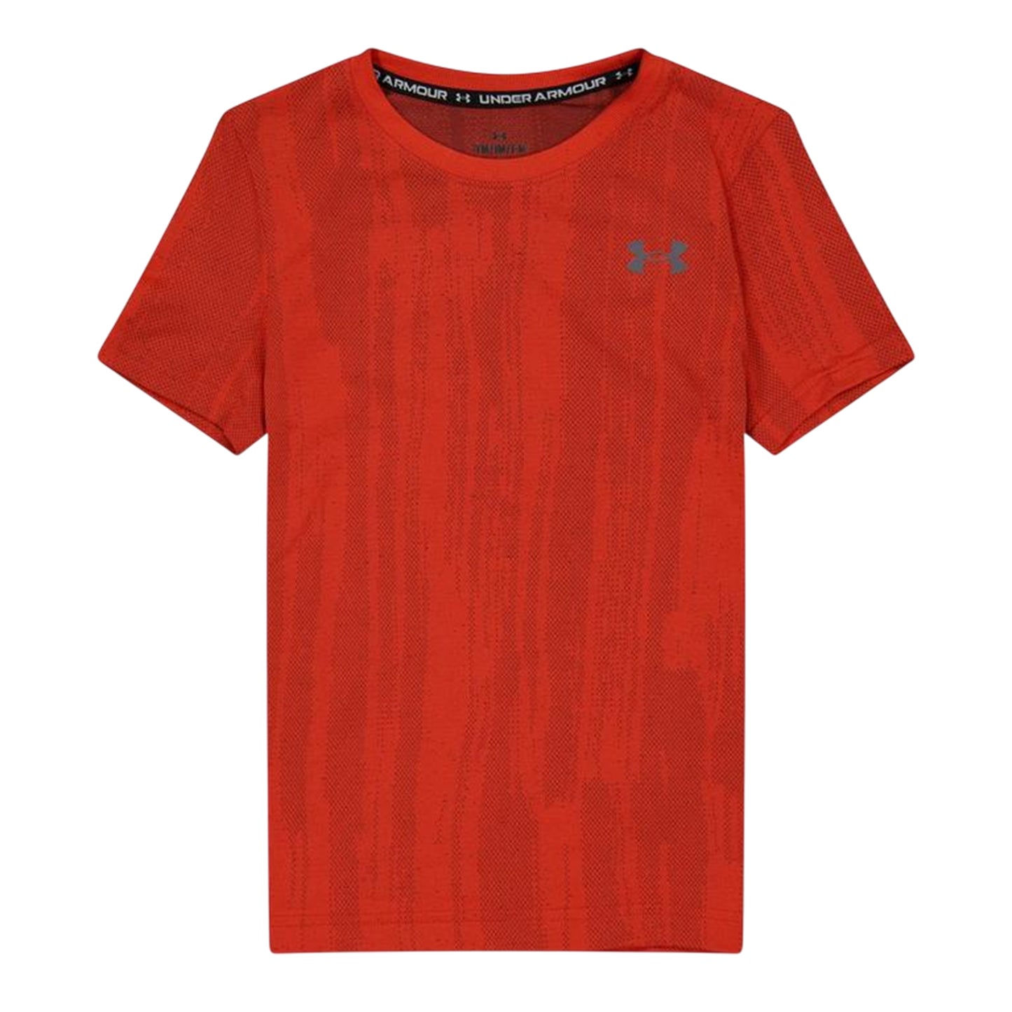 Orange - Front - Under Armour Childrens-Kids Abstract Logo T-Shirt