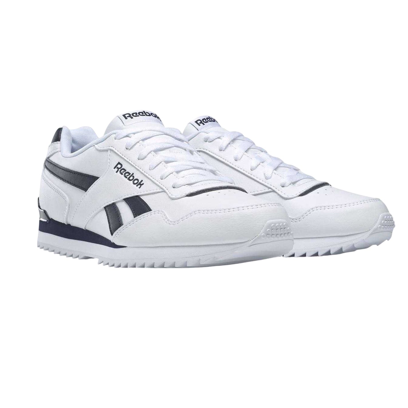 White-Navy - Lifestyle - Reebok Mens Royal Glide Classic Trainers
